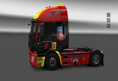 Iveco Hi Way Route 66 Skin + Interior