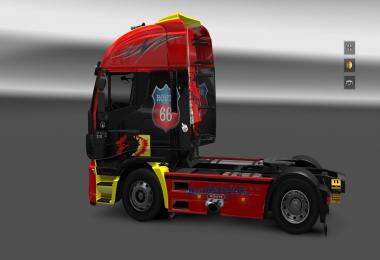 Iveco Hi Way Route 66 Skin + Interior