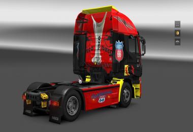 Iveco Hi Way Route 66 Skin + Interior