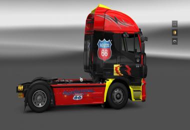 Iveco Hi Way Route 66 Skin + Interior