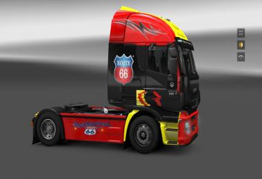 Iveco Hi Way Route 66 Skin + Interior