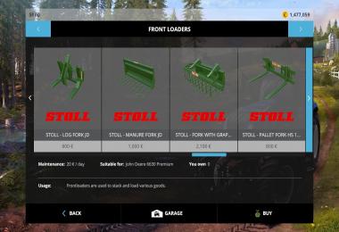 JohnDeere FrontLoader Pack v1