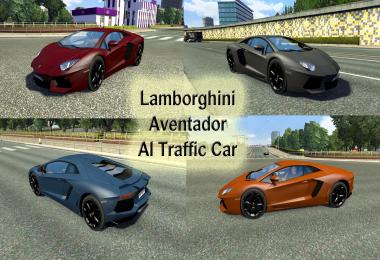 Lamborghini Aventador AI Traffic Car