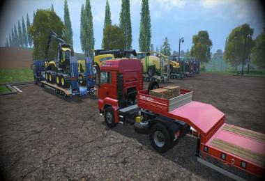 Low Loader Galtrailer SC 1.0 Clean