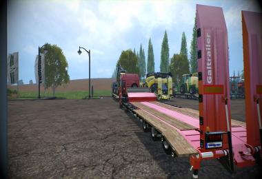 Low Loader Galtrailer SC 1.0 Clean