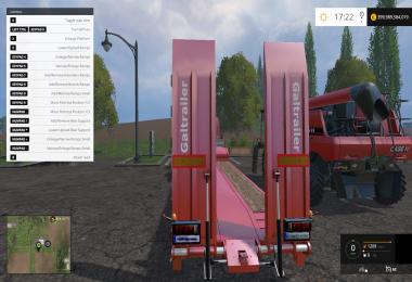 Low Loader Galtrailer SC 1.0 Clean