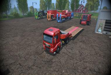 Low Loader Galtrailer SC 1.0 Clean