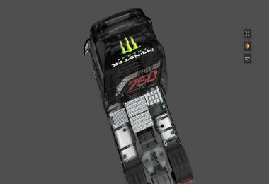 Monster Energy Skin & Dashboard light & Interior