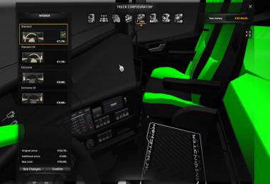 Monster Energy Skin & Dashboard light & Interior