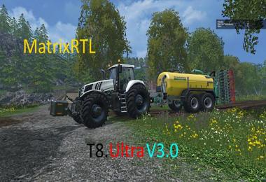 New Holland T8 Ultra white v3.0