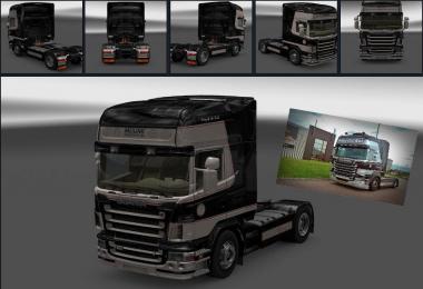 Scania R2008 Topline 50k black Meilink Blokker Skin