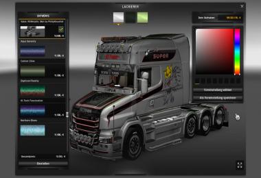 Scania T Longline Vabis V8 Metallic Skin v2.0