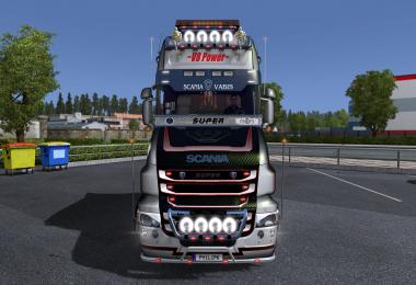 Scania T Longline Vabis V8 Metallic Skin v2.0