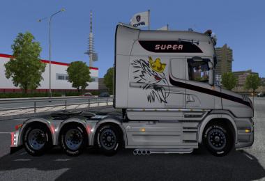 Scania T Longline Vabis V8 Metallic Skin v2.0