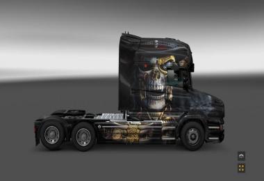 Scania T Punk Skull v1.0