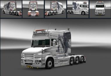 Scania T White Dragon Skin