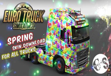 Spring Skin for All Trucks + Volvo FH16 2013 by ohaha