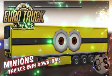 Volvo FH 2012 and 2013 (ohaha) Minion Skin + Trailer