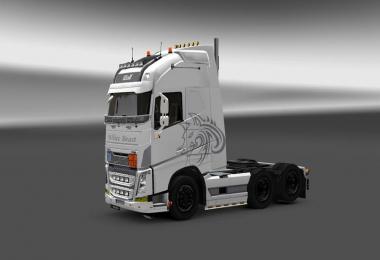 Volvo White Beast Skin