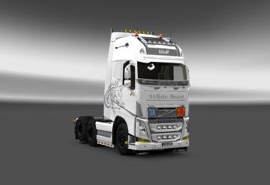 Volvo White Beast Skin