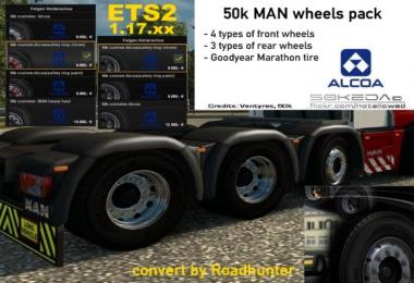 50k MAN Alcoa Wheels Pack