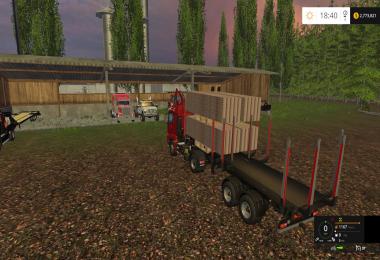 Fliegl Lumber Trailer  V1