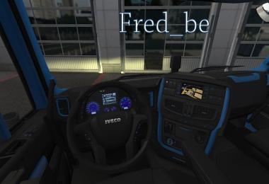 Iveco Hi Way Blue Interior