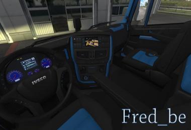 Iveco Hi Way Blue Interior