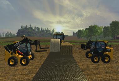 JCB Skidsteer 260 Bale Handling Tools v1.1