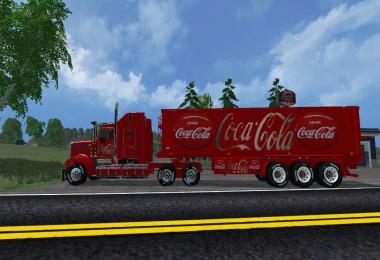 Kenworth CocaColaTruck  and CocaColaTrailer v1.0