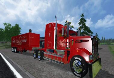 Kenworth CocaColaTruck  and CocaColaTrailer v1.0