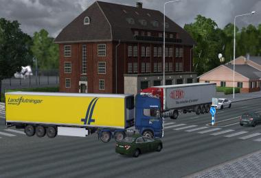 Landluftningar Combo Truck and Trailer