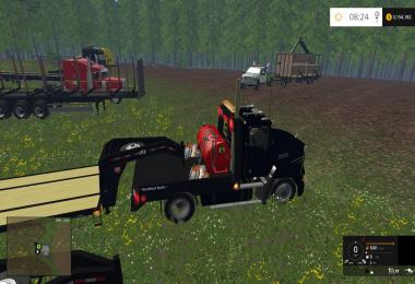 Mack Single Axle Flatbed  V1.1 fuel & Seed Refill Addon