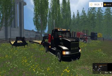 Mack Single Axle Flatbed  V1.1 fuel & Seed Refill Addon