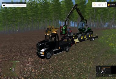 Mack Single Axle Flatbed  V1