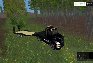 Mack Single Axle Flatbed  V1