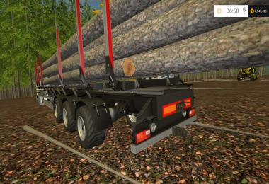 New 15 Meter 49.2Ft Fliegl TimberKipper v1