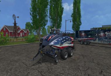 Newholland tractor and square baler v1.0