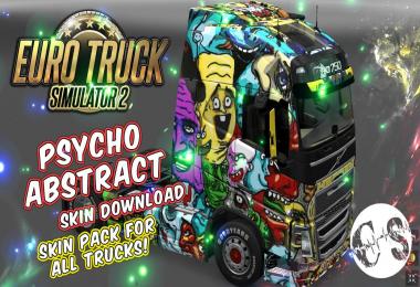 Psycho Abstract Skin Pack for All Trucks