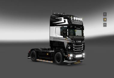 Scania RJL Holland Style Black Skin