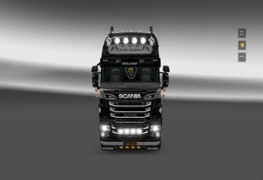 Scania RJL Holland Style Black Skin