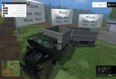 Ural 4320 and trailer v1.0