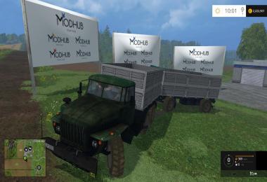 Ural 4320 and trailer v1.0