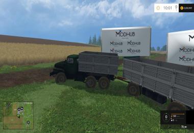 Ural 4320 and trailer v1.0