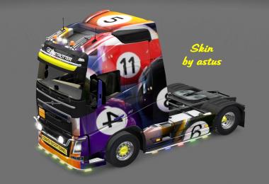 Volvo FH 2012 with billiard balls