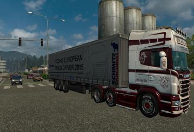 Young European Truck Driver 2015 Trailer V1.0