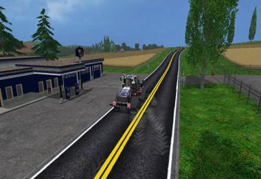 Fresh Paved roads cobblestone new fence For Bjornholms original map v1.0