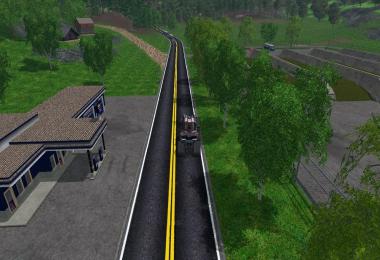 Fresh Paved roads cobblestone new fence For Bjornholms original map v1.0