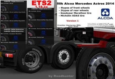 50k Mercedes Actros 2014 v1.0