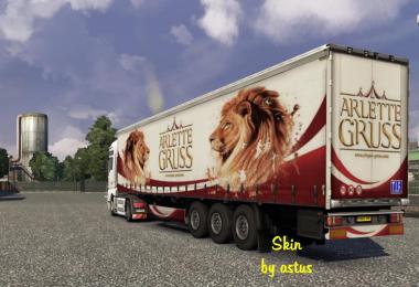 Arlette Gruss Circus Trailer